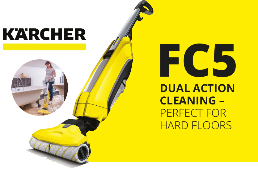 Karcher FC5 2in1 Hard Floor Cleaner 460W 400ml Removable Water Tank 10555020 